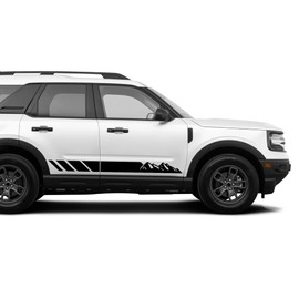 Mountain Stripes Decals Stickers Graphics Compatible with Ford Bronco – Bronco Sport All Generations (958B)