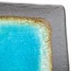 Blue Crackleglaze Japanese Ceramic Plate for Sushi & Other Cuisine