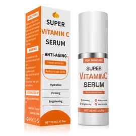 Super Vitamin C Serum for Women over 70: All-In-One Hydrating Anti-Aging Formula - Vitamin C, Hyaluronic Acid, Vitamin E, Caffeine, Hydrating, Lifting, Face Wrinkle & Age Spots Reduction