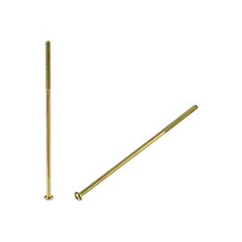 sourcing map M4 x 120mm Male Thread Phillips Pan Head Bolt Screw for Double Bed Furniture TV Rack Wall Hanging 5pcs