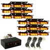 PACASK 54 LED Warning Use Flashing Strobe Lights Emergency Vehicle