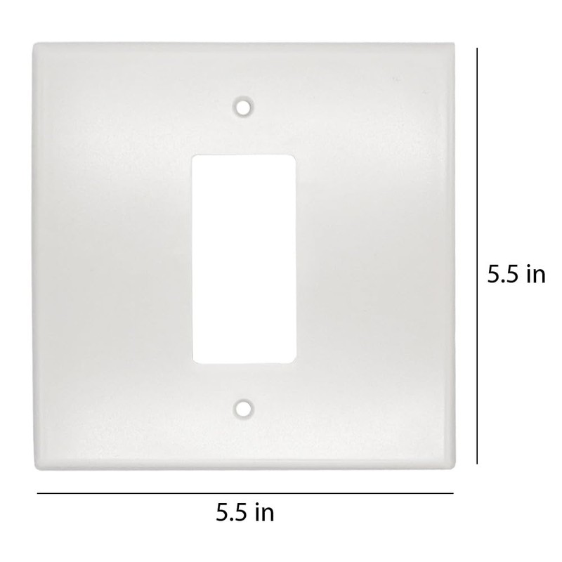 Blackett Jumbo Over Sized, 2 Gang Sized Wall Plate, 1