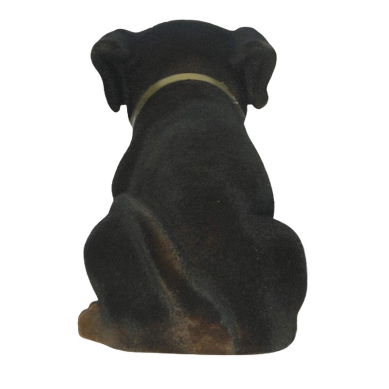 RAKSO Wobble Dog Rottweiler Wobble Figure H 17 cm Brown