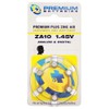 Premium Batteries Size 10 1.45V Hearing Aid Battery Yellow Tab