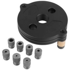 Drill Guide, Drill Stand, Vertical Drilling, 0.08, 0.24, 0.2, 0.2, 0.2, 0.24, 0.2, 0.3, 0.3, 0.4, 0.3 inches (6, 8, 10 mm) Sleeve, Dowel Hole Guide, Drill Guide Kit, Drill Positioning Guide,