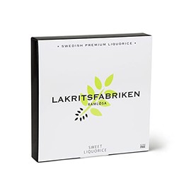 Lakritsfabriken Swedish Premium Licorice Sweet Liquorice 5.29-ounce (150 gram) Candy