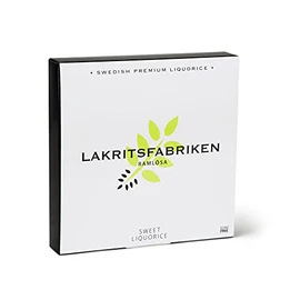 Lakritsfabriken Swedish Premium Licorice Sweet Liquorice 5.29-ounce (150 gram) Candy