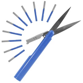 JubileeYarn Penblade Pen-Style Portable Travel Scissors Bulk Pack - Deep Blue - 10 Pairs
