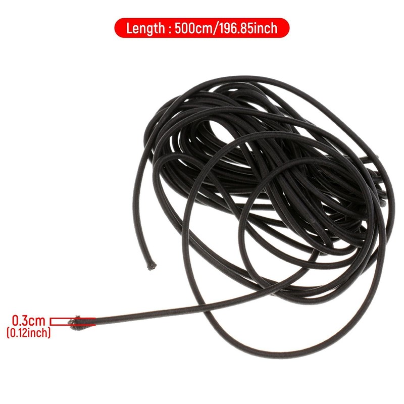 aternee Elastic Tent Pole Rope tie Strap Shock Cord /32ft