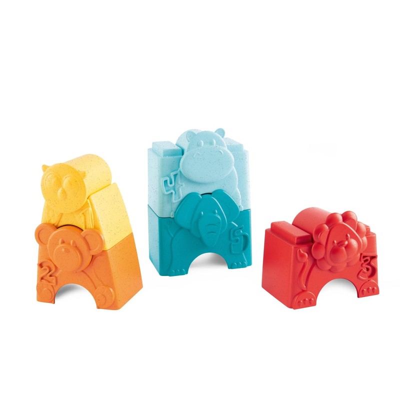 Chicco Eco+ Animal Tower, Stackable Tower and Stacking Moulds, 5