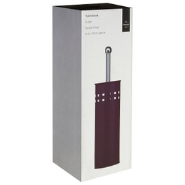 Premier Housewares Toilet Brush and Holder - Purple,H38 x W10 x D10cm