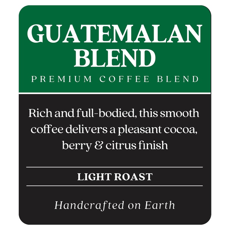 Copper Moon Light Roast Whole Bean Coffee, Guatemalan Blend, 5