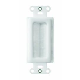 Legrand - OnQ Cable Management Strap, Cable Access Strap Without Wall Plate, Cord Management Strap to Easily Hide Low Voltage Cables Behind the Wall, White, 1 Count, WP1014WH