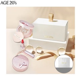 AGE20'S Shining Drops Set 5items [Ribbon Jewelry Edition], Cushion#$%Mini Lipstick:23 Medium Beige-Orange
