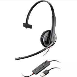 Plantronics C310-M Black Headband Headsets