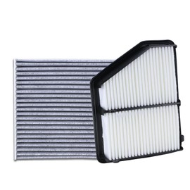 17220-5BA-A00 Engine Air Filter and 80292-TF0-G01 Cabin Air Filter kit Compatible with 2016-2025 Honda Civic 2.0L Naturally Aspirated 2023-2025 HR-V 2.0L Replaces CA12051 WA10416 CF11182 80291-T5R-A01