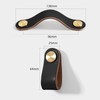 TopHomer Leather Furniture Handles Furniture Knobs Handles, Cabinet Handles Pull