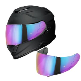 Helmet Visor Motorcycle Replacement for Shoei GT-Air/GT-Air2,Full Face Helmet Shield,Helmet Lens,Motorbike Hemet Accessoires (Rainbow)