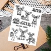 LZBRDY Reindeer & Christmas Tree Stamps and Dies for Christmas