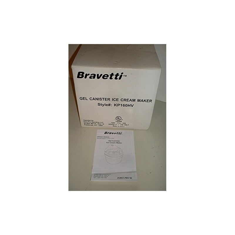 Bravetti Gel Canister Ice Cream Maker Style# KP160HV