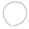1 Yard 3 Rows Rhinestone Chain Round Glittering Rhinestone White