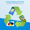 CLYWENSS 071 Toner Cartridge (Indicate Toner Level) Replacement for Canon
