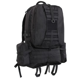 Rothco Black Tactical Global Assault Pack Military Type MOLLE Gear Duty Bag Hunting