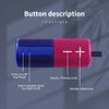 2 in 1 Magnetic Split Bluetooth Speaker, Color Blocking Waterproof