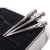 CUESOUL 3 Pcs 2BA Titanium Conversion Steel Tip Points For