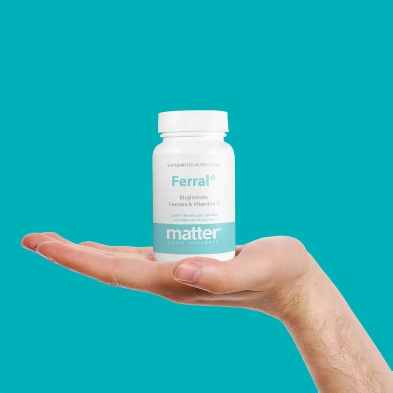 Matter Ferral Hierro Con Vitamina C 60 Cápsulas Sfn