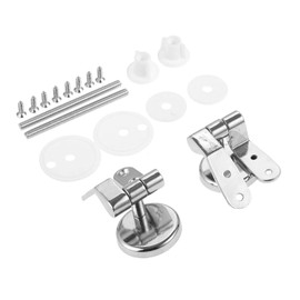 Toilet Seat Hinges, Replacement Toilet Seat Fittings, Toilet Accessories, Toilet Seat Hinges, Screw Nuts, Replacement Parts, Toilet Bowl Repair Tool