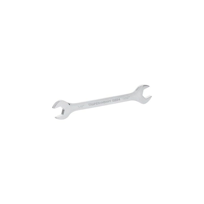Truper Expert LL-3034, Llave española, estándar, 5/8" x 11/16"