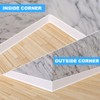 Duzzy Flexible Baseboard Molding Trim, 6 Inch(W) x 40 Feet(L)