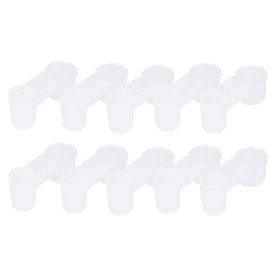 Bebederos automáticos para pájaros, Paquete de 10 Botellas de Cola de plástico, comedero de Agua para pájaros, Taza para Beber, Accesorios para jaulas para pájaros