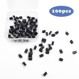 XPOOP 100pcs Optocoupler PC817C Optocoupler 2.54mm Spacing 4 Pins for DIY DIP-4, PC817C Optocoupler Single Channel, PC817C Optocoupler DIP Installation, Optocoupler PC817C
