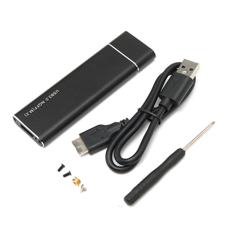 Hard Drive Enclosure M.2 NGFF to USB3.0 High Speed 5Gbps