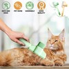 2 Pieces Self-Cleaning Pet Flea Comb, Pet Grooming Brush, Cat