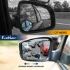 EcoNour Blind Spot Car Mirror (2 Pack) | Wide Angle