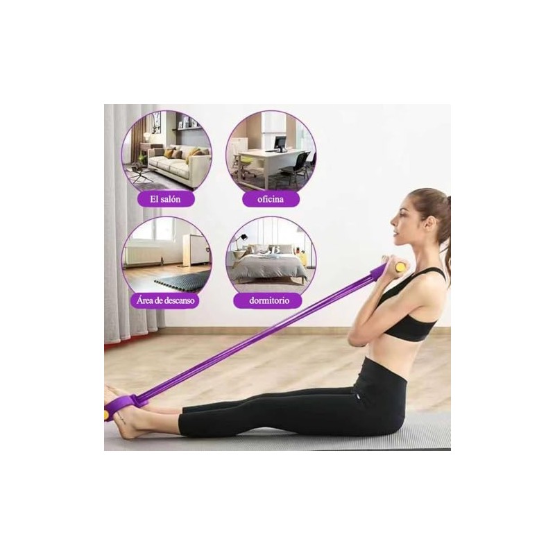 Bandas de resistencia para fitness, extractor de tobillo de 4