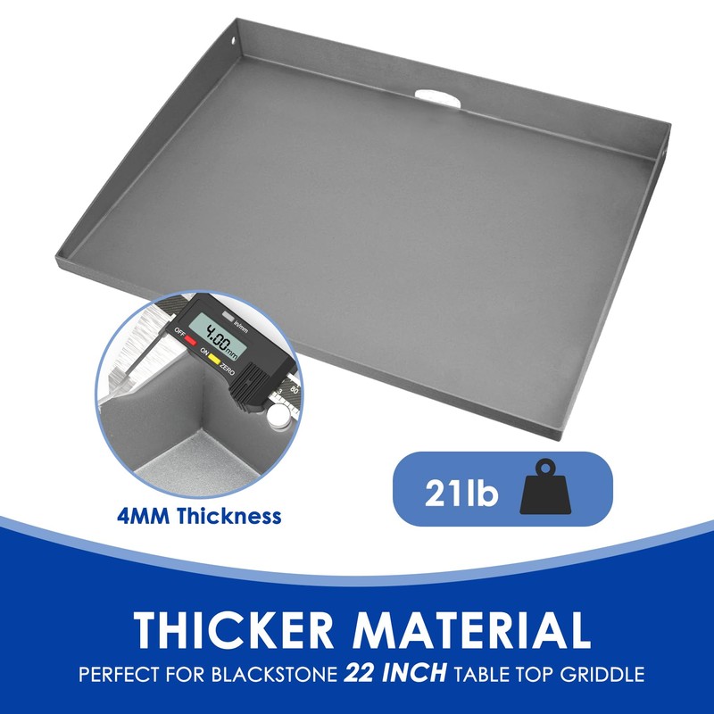 SafBbcue 22 inch Griddle Replacement Flat Top for Blackstone 22