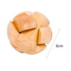 MINGZE 3D Wooden Puzzle Brain Sports Tasks, Puzzle Games, Patience