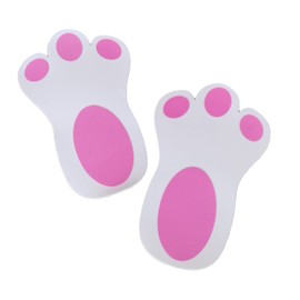 PMS International Easter Egg Hunt Accessories and Games - 6 Pk Large Bunny Footprints