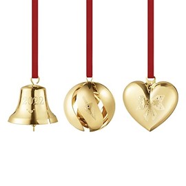 Georg Jensen Sanne Lund Traberg Gold Plated Brass Gift Set - 3 Pieces