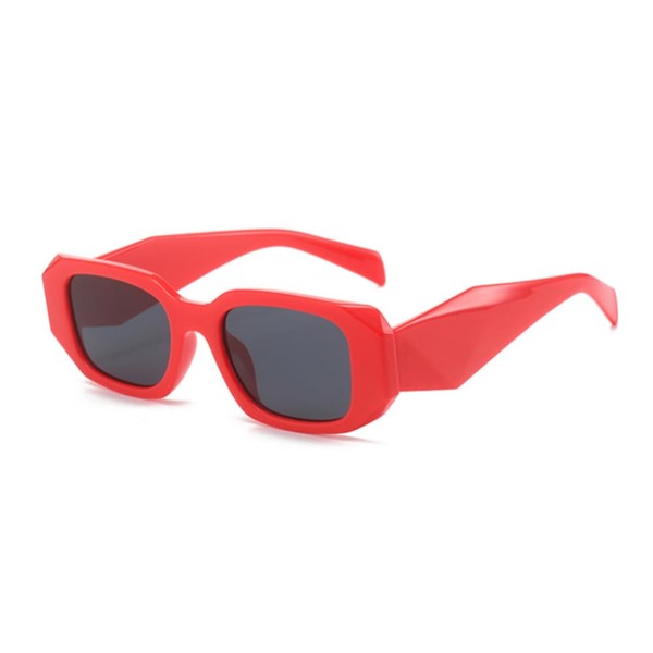 ENTHYI Rectangle Sunglasses for Women Retro 90s Sunglasses Small Narrow