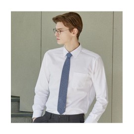 Daks Shirt Cubic All-Over Pattern Tie Navy_DLF1ACF1105N1