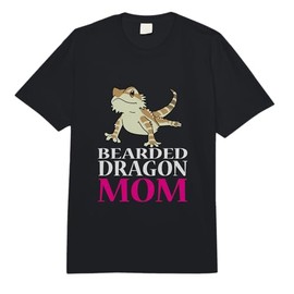 Funny Beared Dragon Mom T-Shirt Pet Holder Comfort Colors Adult Heavyweight T-Shirt
