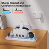 Charging Dock for Meta Quest 3S/Quest 3, Magnetic Charging Station