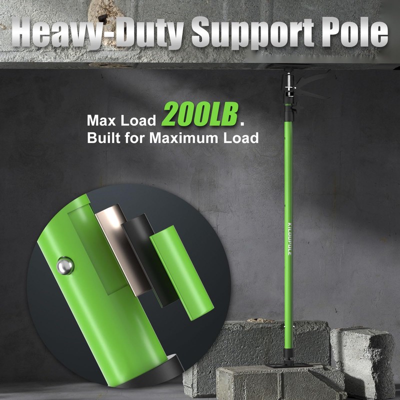KILOUPOLE Cabinet Jack Support Pole, 45.3-114.2 Inches Steel Telescopic Quick