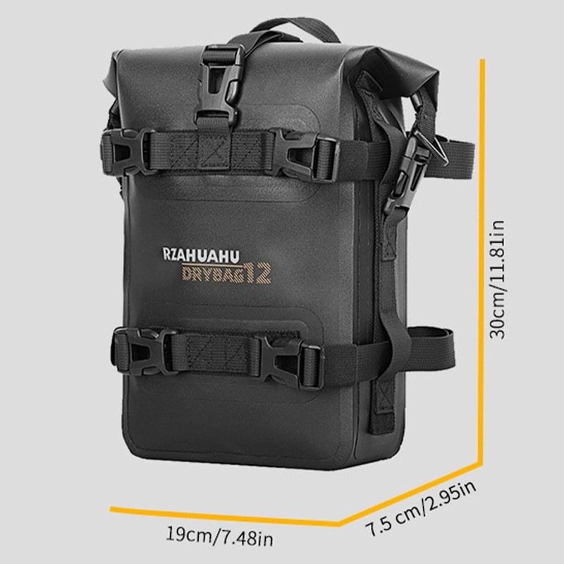 Motorcycle Frame Crash Bar Bag Waterproof Bag, 4L Motor Saddle