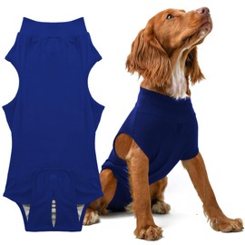 PupShield - Dog Surgery Recovery Suit Male and Female - All Dog Sizes - Easy to Use Anti Licking Design Breathable Comfortable - Spay & Neuter Recovery Suit - Surgical Onesie - Cone Alternative